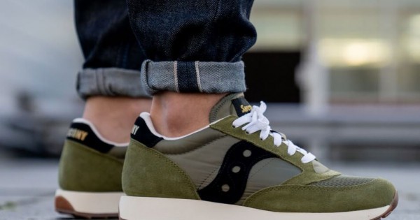 Saucony jazz olive black online