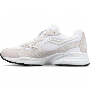 Saucony 3d Grid Hurricane White White Men