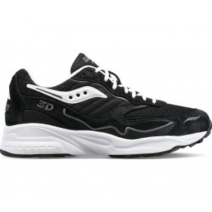 Saucony 3d Grid Hurricane Black White Men