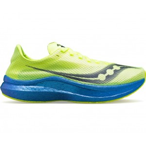 Saucony Boston Endorphin Pro+ Blue Yellow Men