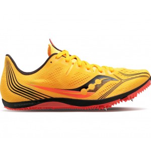 Saucony Endorphin 3 Spike Gold Red Men
