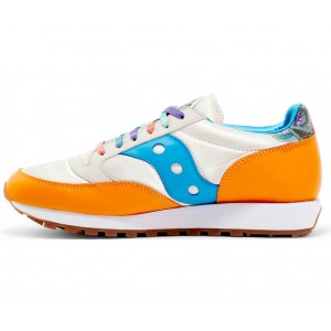 Saucony Fiona Jazz 81 Beige Orange Men