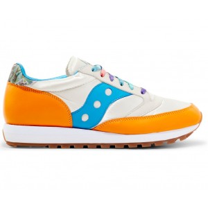 Saucony Fiona Jazz 81 Beige Orange Men