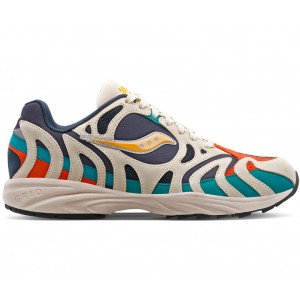 Saucony Grid Azura 2000 Changing Tides White Blue Men