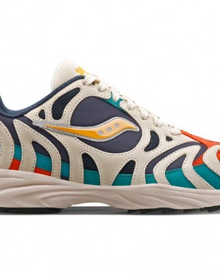 Saucony Grid Azura 2000 Changing Tides White Blue Men