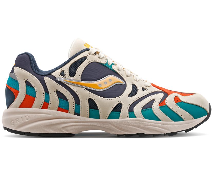 Saucony Grid Azura 2000 Changing Tides White Blue Men