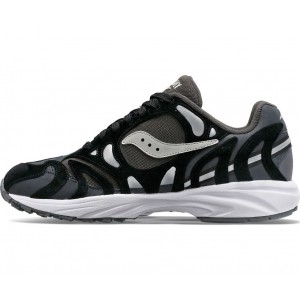 Saucony Grid Azura 2000 Premium Black Silver Men