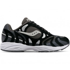 Saucony Grid Azura 2000 Premium Black Silver Men