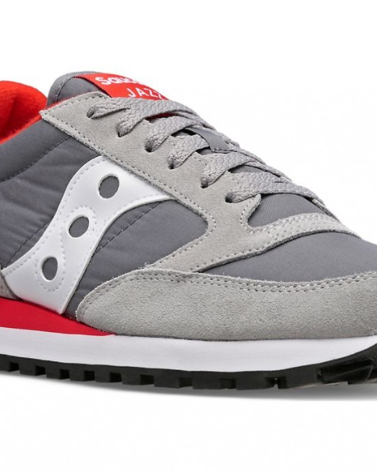 Saucony Jazz Grey White Red Men Saucony Jazz Grey White Red Men