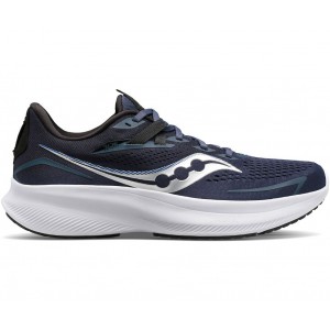 Saucony Ride 15 Navy Silver Men