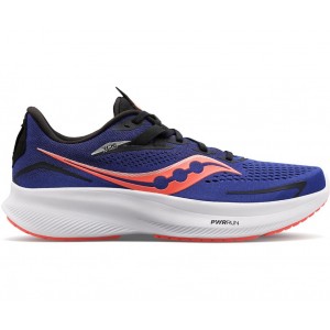 Saucony Ride 15 Wide Blue Red Men