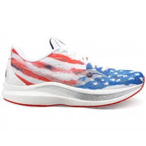 Saucony Stars & Stripes Endorphin Speed 2 Red White Blue Men