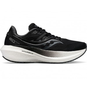 Saucony Triumph 20 Black White Men