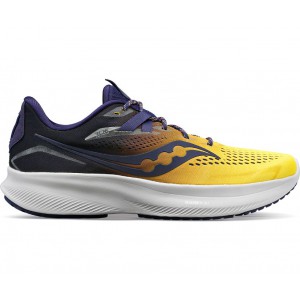 Saucony Vizipro Ride 15 Purple Yellow Men