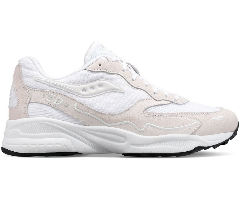 Saucony 3d Grid Hurricane White White Women