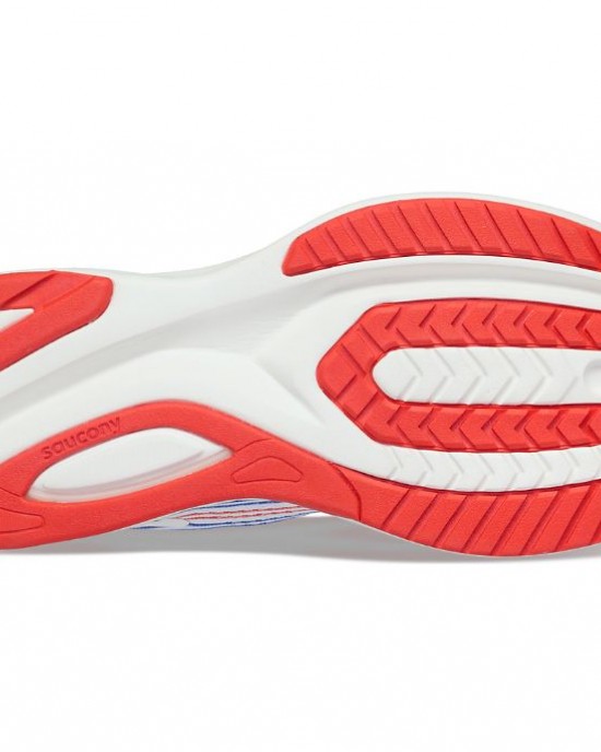 Saucony Banner Guide 15 White Red Blue Women