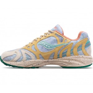 Saucony Grid Azura 2000 Felt Grey Multicolor Women