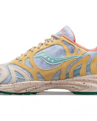Saucony Grid Azura 2000 Felt Grey Multicolor Women