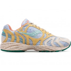 Saucony Grid Azura 2000 Felt Grey Multicolor Women