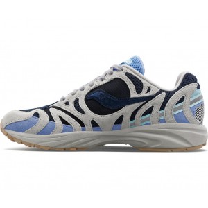 Saucony Grid Azura 2000 Grey Dark Blue Women