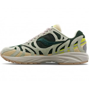 Saucony Grid Azura 2000 Light Green Dark Green Women