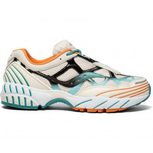 Saucony Grid Web Brown Black Blue Women