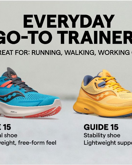 Saucony Guide 15 Grey Orange Women Saucony Guide 15 Grey Orange Women