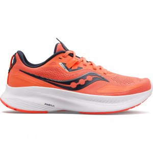 Saucony Guide 15 Wide Grey Orange Women