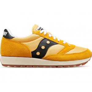 Saucony yellow hot sale jazz
