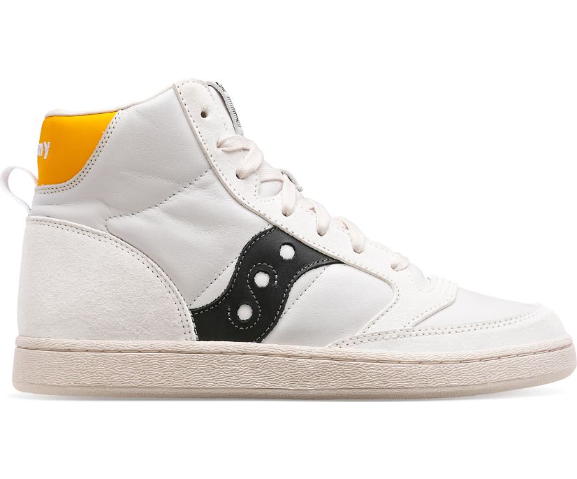 Saucony Jazz Court High Premium White Black Women