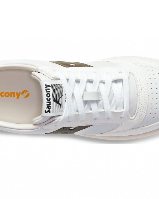 Saucony Jazz Court Premium White White Green Women Saucony Jazz Court Premium White White Green Women