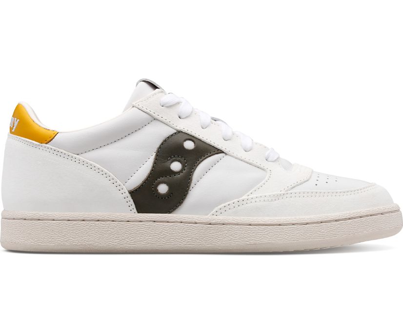 Saucony Jazz Court Premium White White Green Women