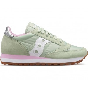 Saucony Jazz Green White Women