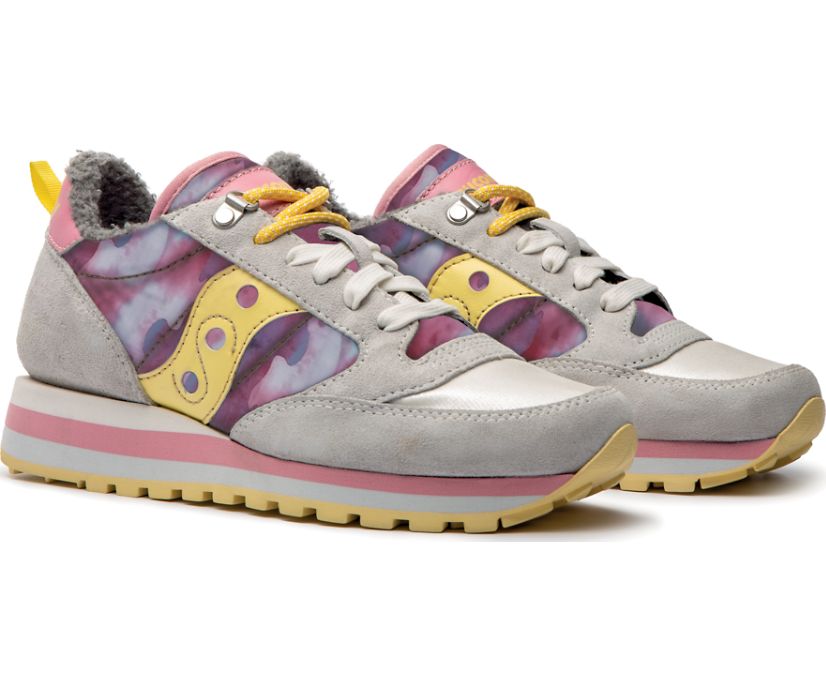 Saucony jazz deals pink yellow