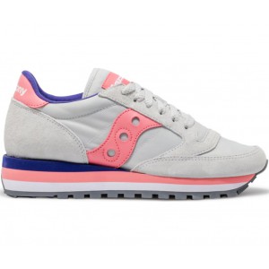 Saucony Jazz Triple Grey Coral Women