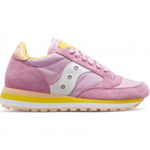 Saucony Jazz Triple Pink Yellow Women