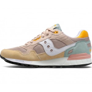 Saucony Shadow 5000 White Beige Green Women