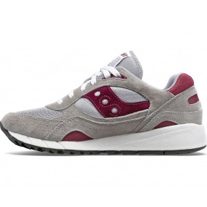 Saucony Shadow 6000 Grey Red Women