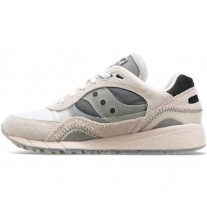 Saucony Shadow 6000 Transparent White Dark Grey Women