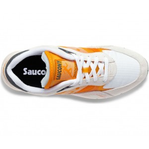 Saucony Shadow 6000 Transparent White Orange Women