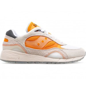 Saucony Shadow 6000 Transparent White Orange Women