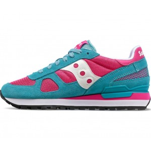 Saucony Shadow Light Turquoise Fuchsia Women