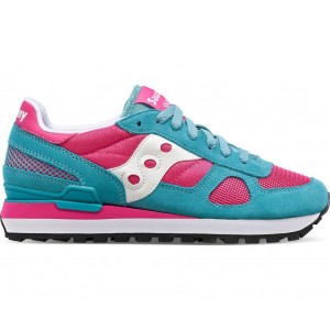 Saucony Shadow Light Turquoise Fuchsia Women