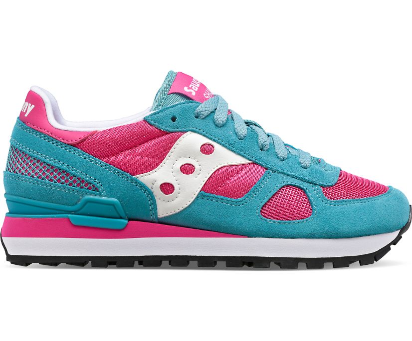 Saucony Shadow Light Turquoise Fuchsia Women