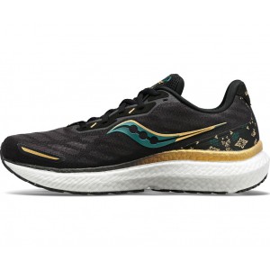 Saucony Triumph 19 Tokyo Amulet Black Green Women