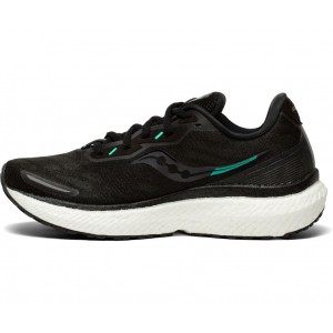 Saucony Triumph 19 Black White Women