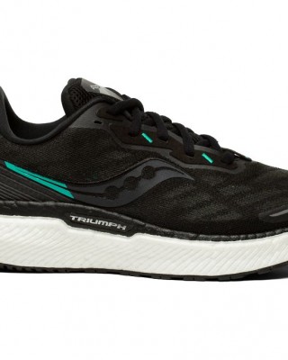 Saucony Triumph 19 Black White Women