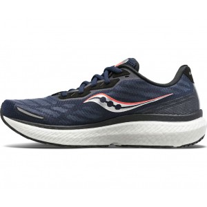 Saucony Triumph 19 Navy Silver Women