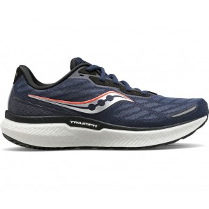 Saucony Triumph 19 Navy Silver Women