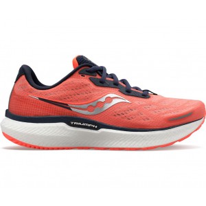 Saucony Triumph 19 Grey Orange Women